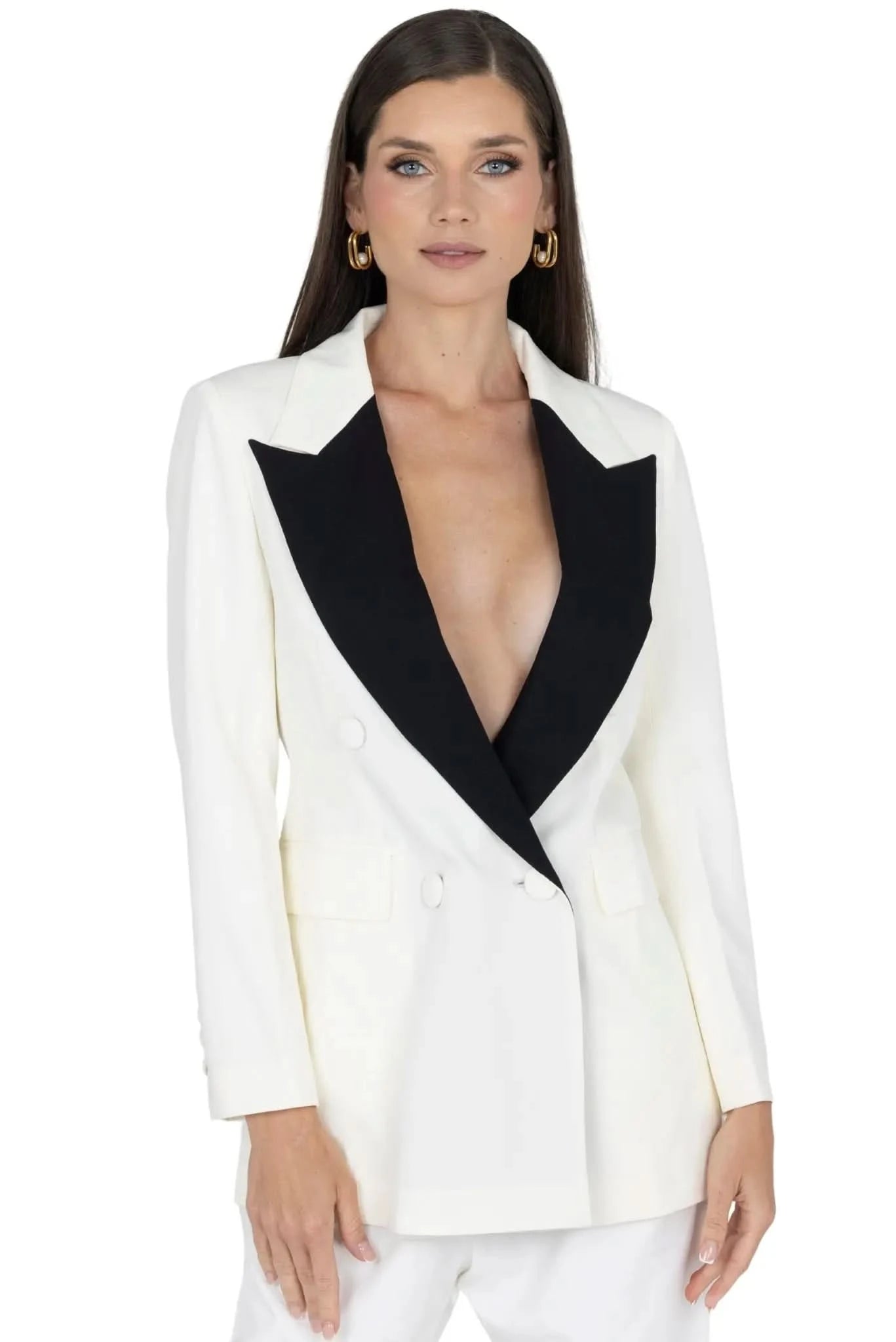 Mendy Double Breasted Tuxedo Jacket