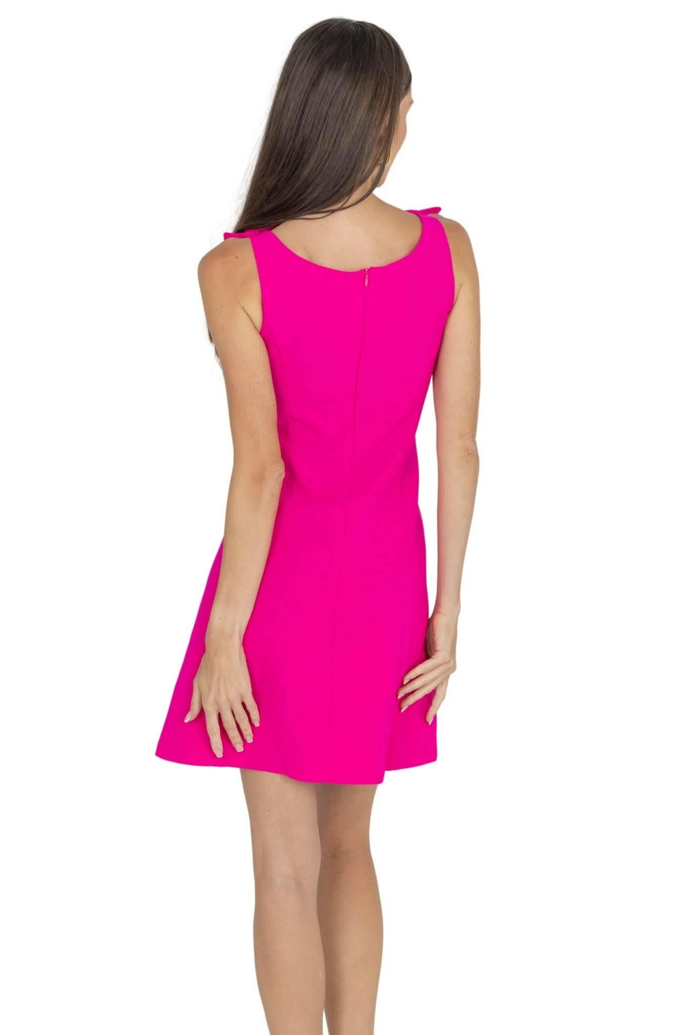 Aria Bow Sleeveless Mini Dress
