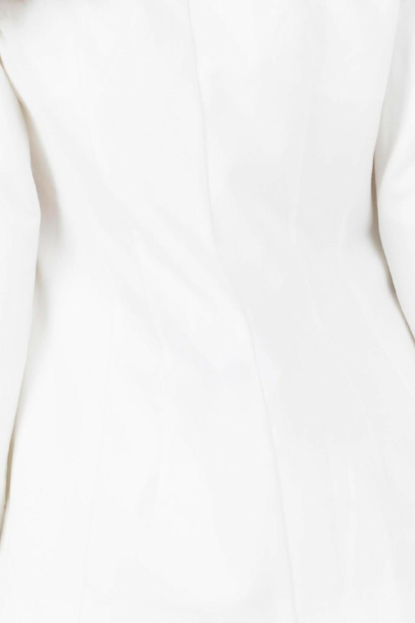 Ameli White Stone Blazer,Akalia,www.akaliaofficial.com