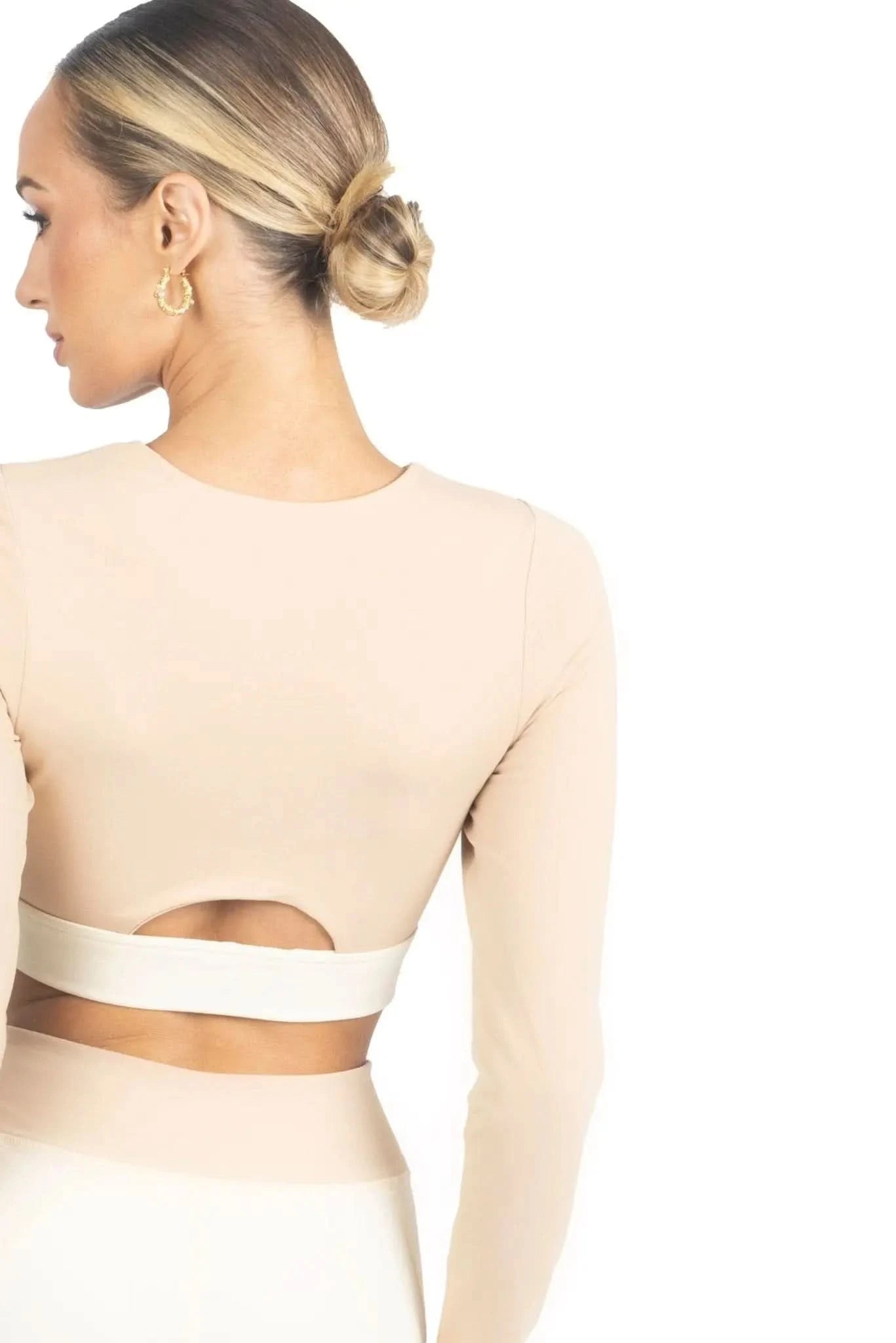 Alisha Color Block Activewear Long Sleeve Top - Akalia