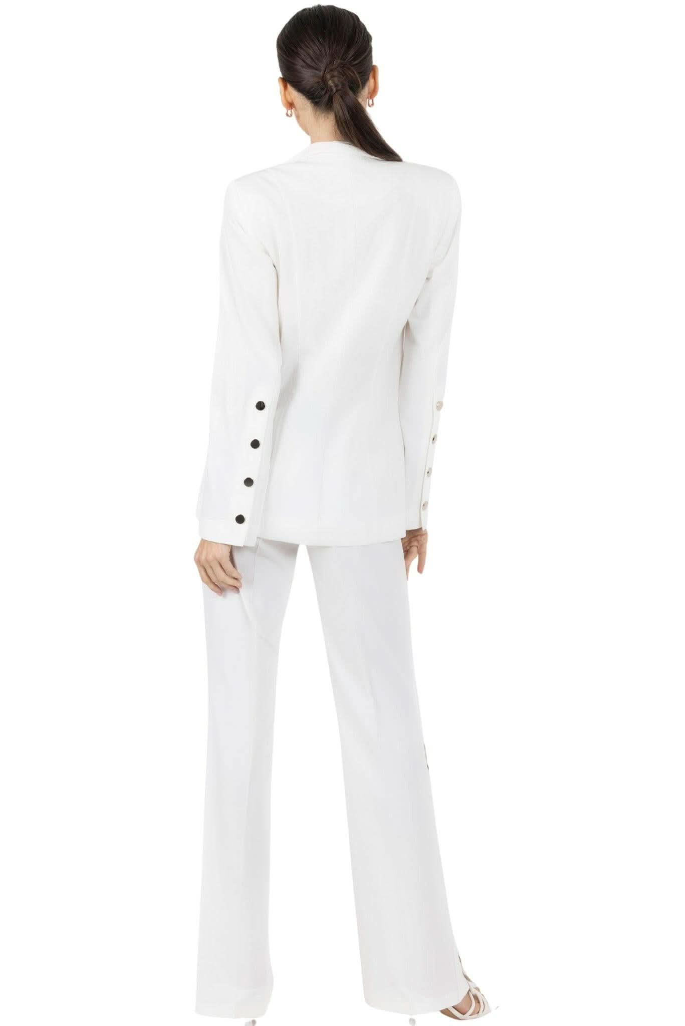 Ava Women Blazer in white - Akalia