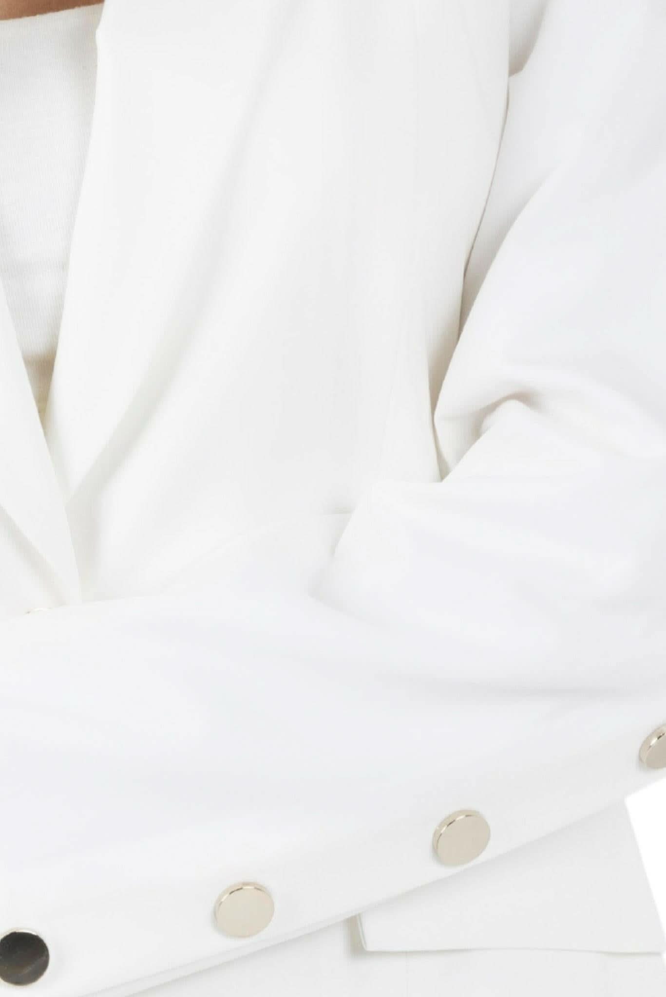 Ava Women Blazer in white - Akalia