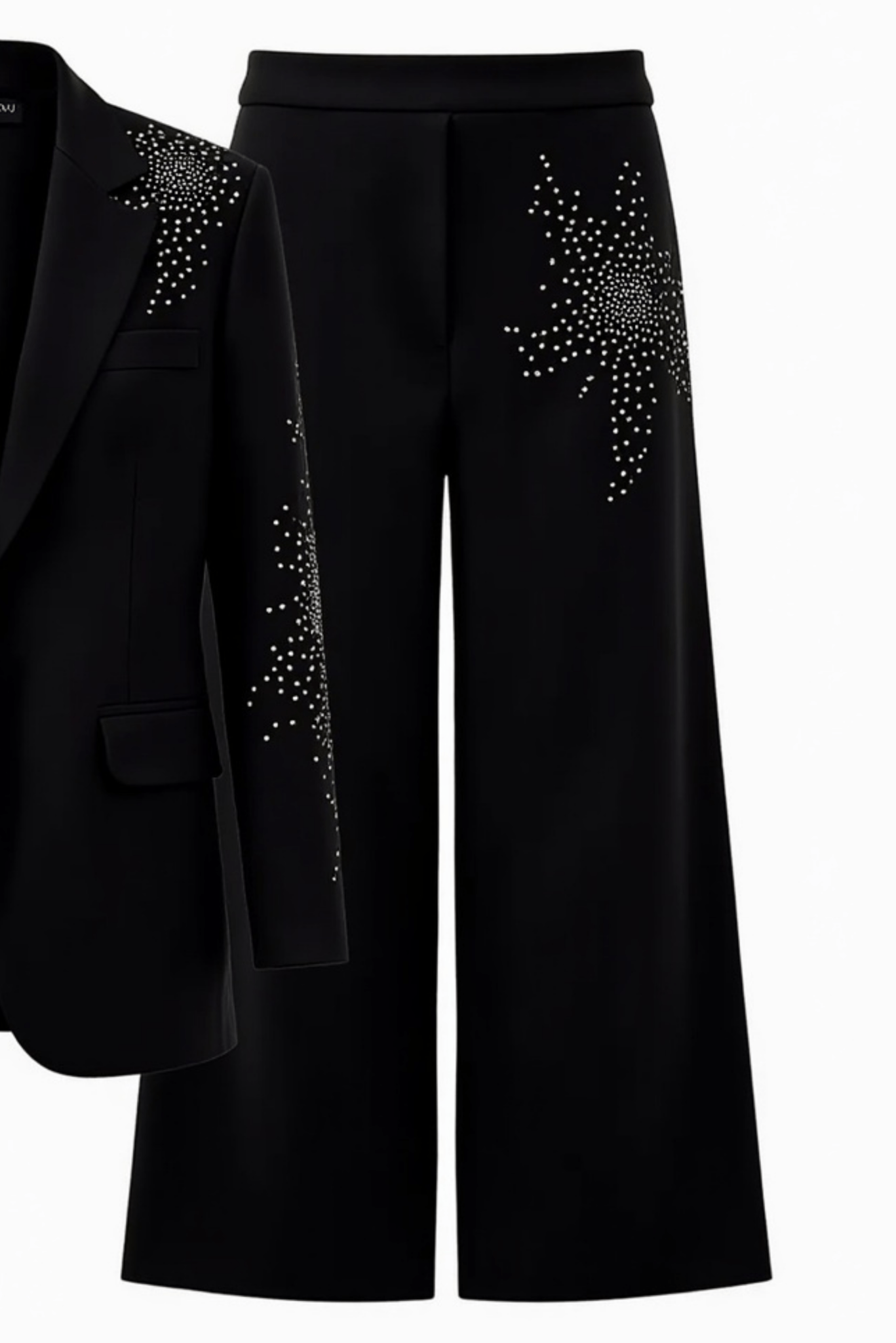 Cicy Rhinestone Pant (Black) - Akalia
