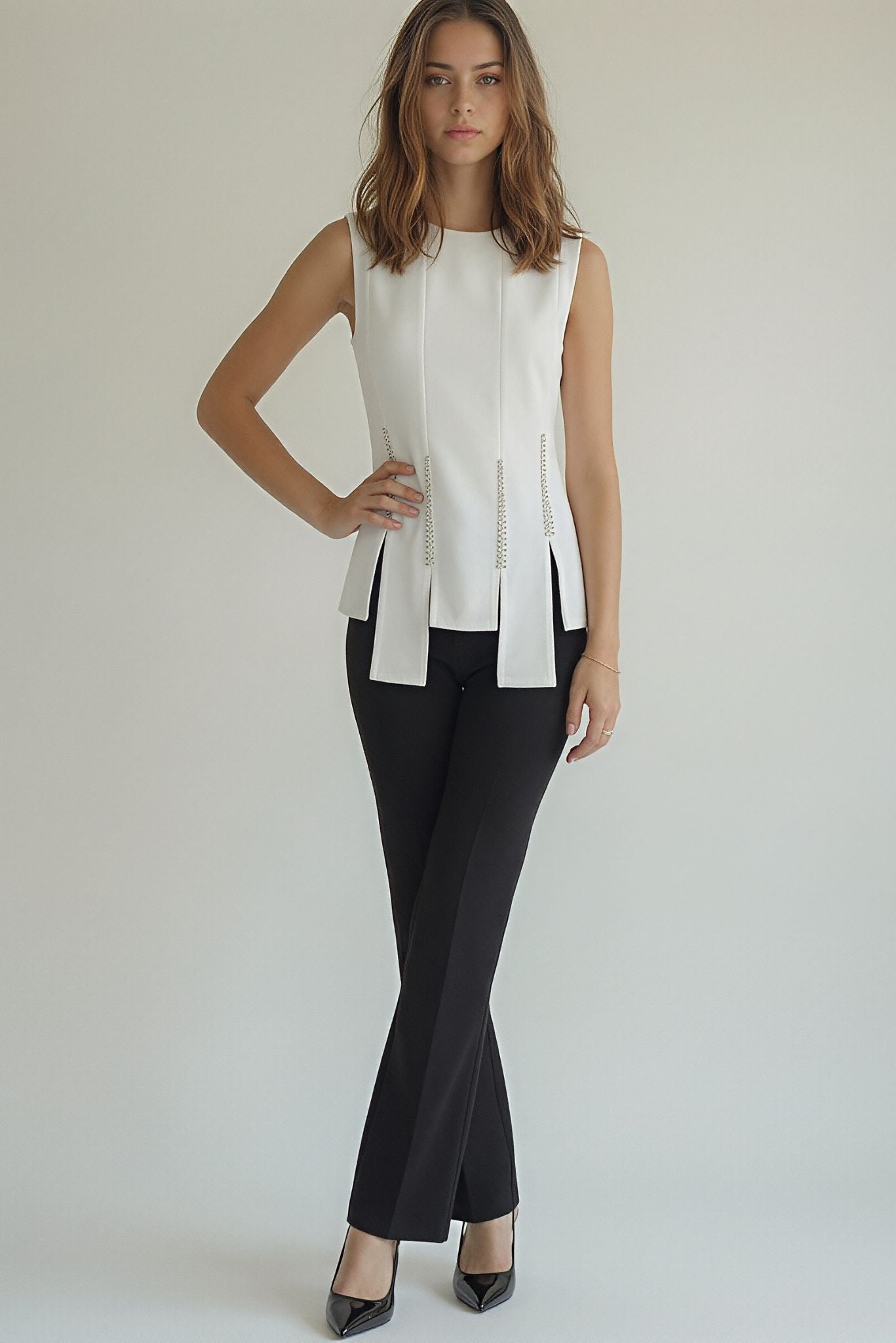 Freya Crystal Embellished top - Akalia