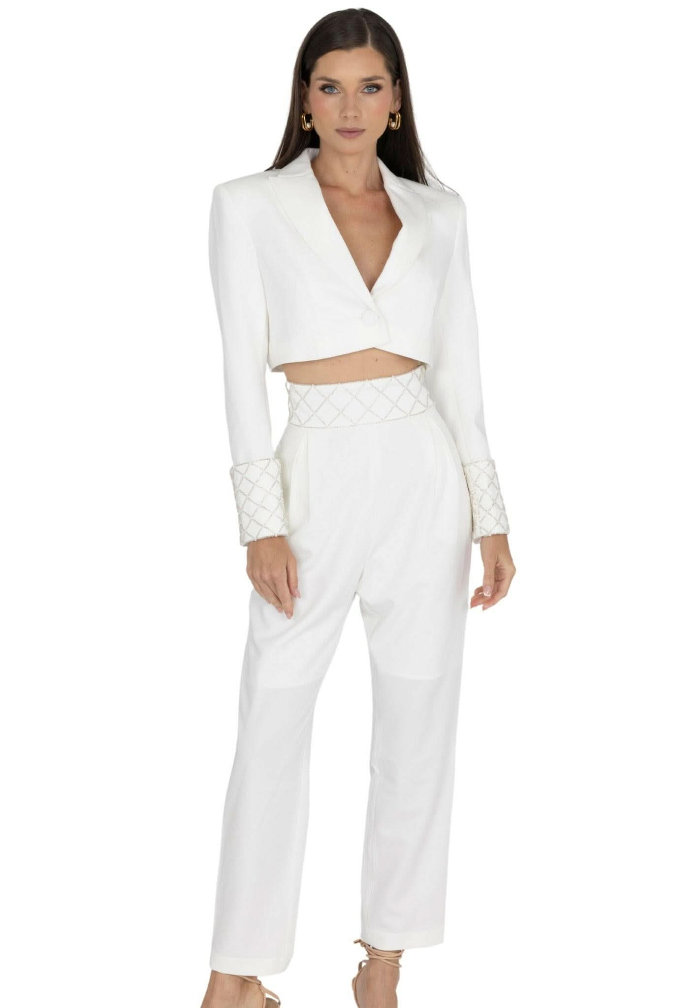 Orchid Trouser (White) - Akalia