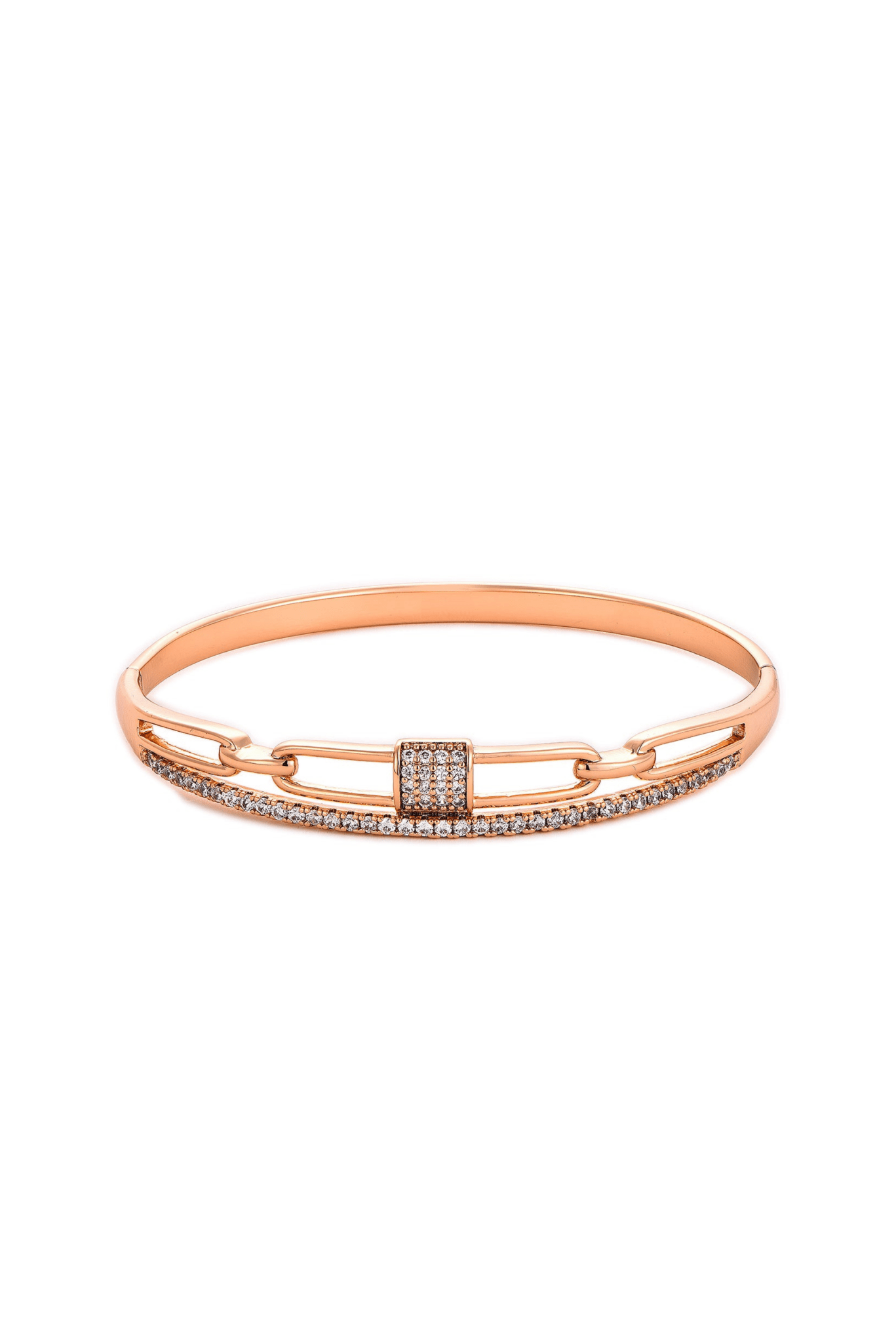 Waterproof 18k Elegant Rose Gold Plated Bracelet - Akalia