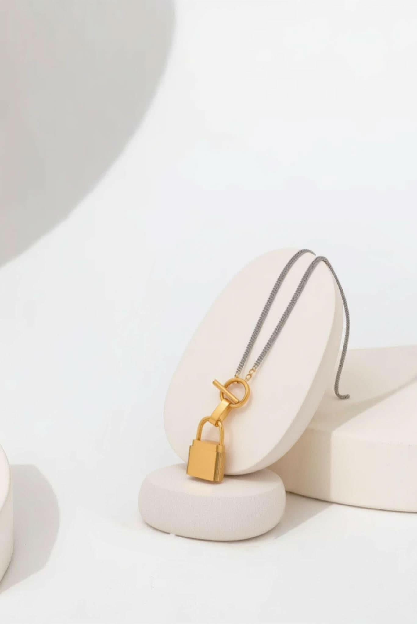 Waterproof Gold Plated Padlock - Akalia