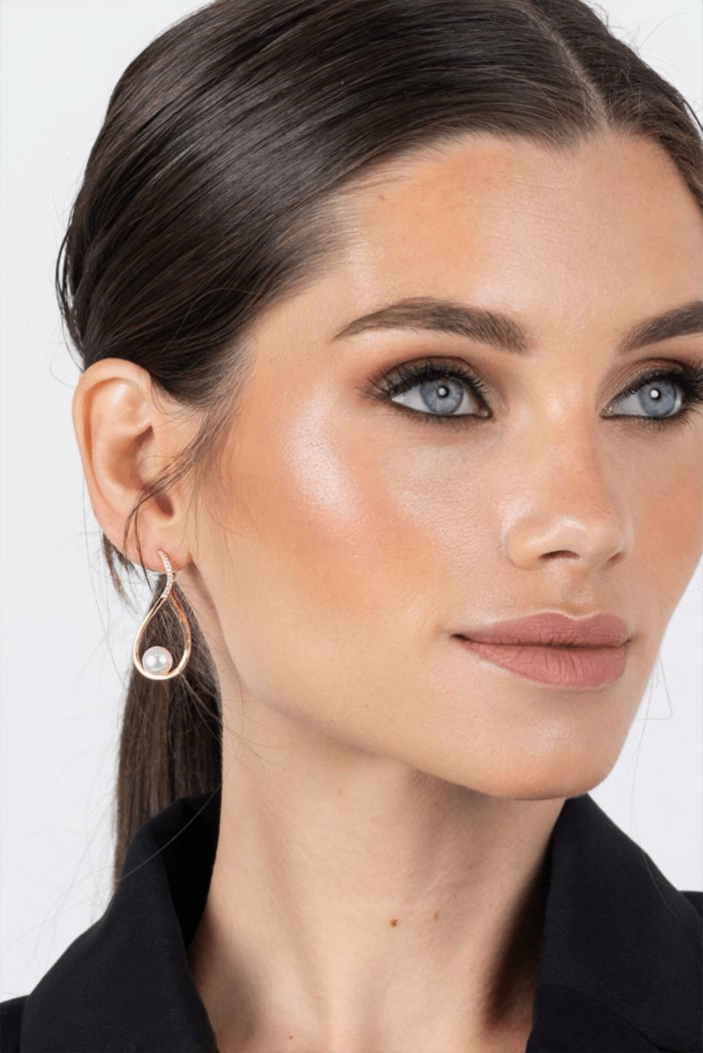 Waterproof Infinity Earrings with Pearl Hoop Earrings - Akalia