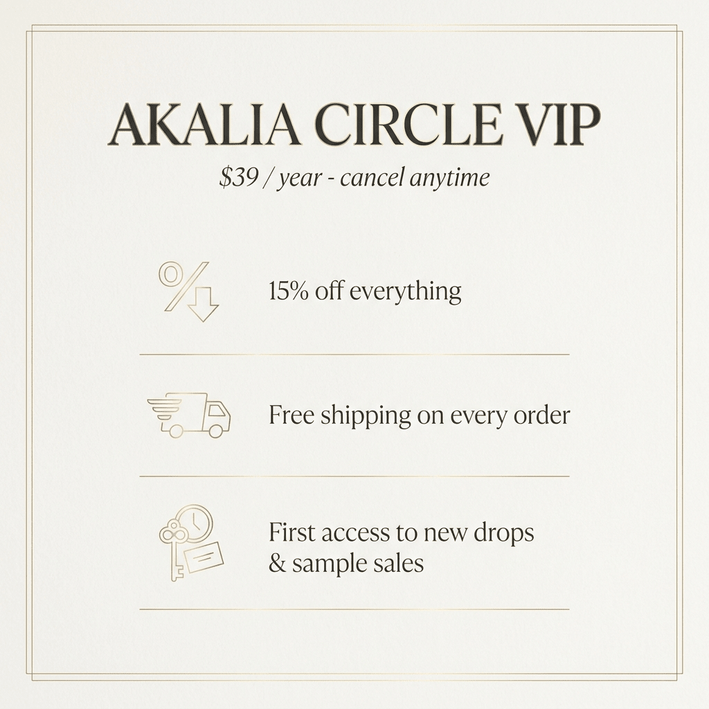 Akalia Circle VIP — Annual Membership - Akalia