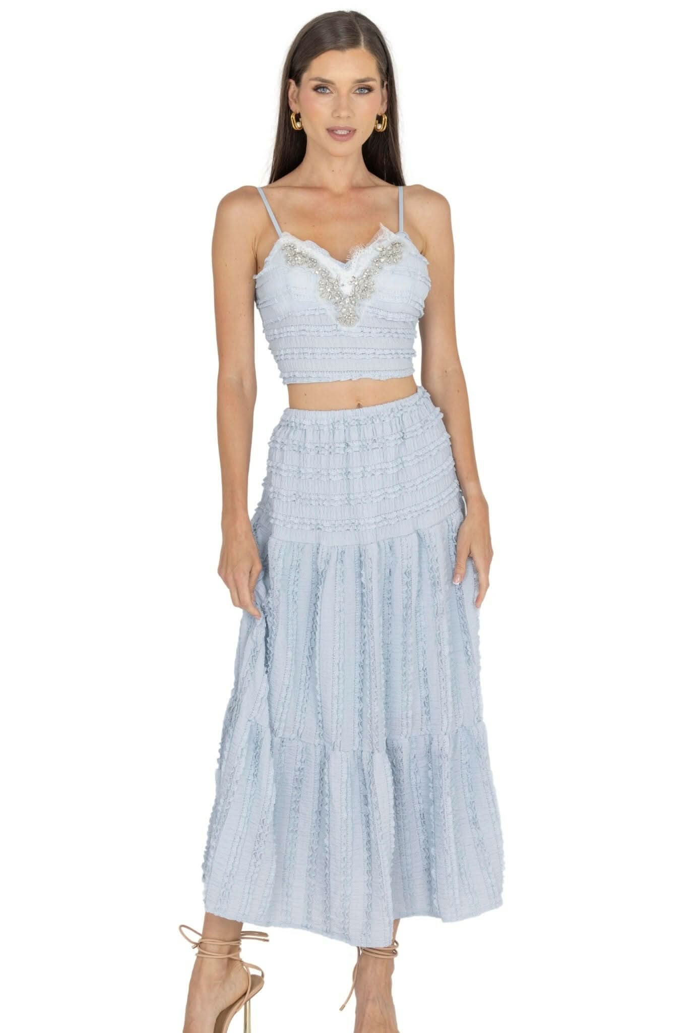 Emma Top & Maxi Skirt Set - Akalia