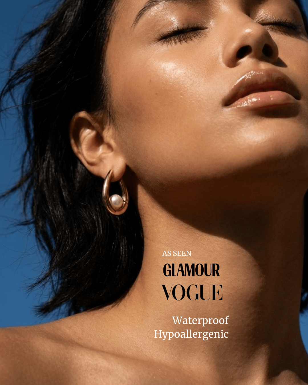 Margot Waterproof Pearl Huggie Earring - Akalia