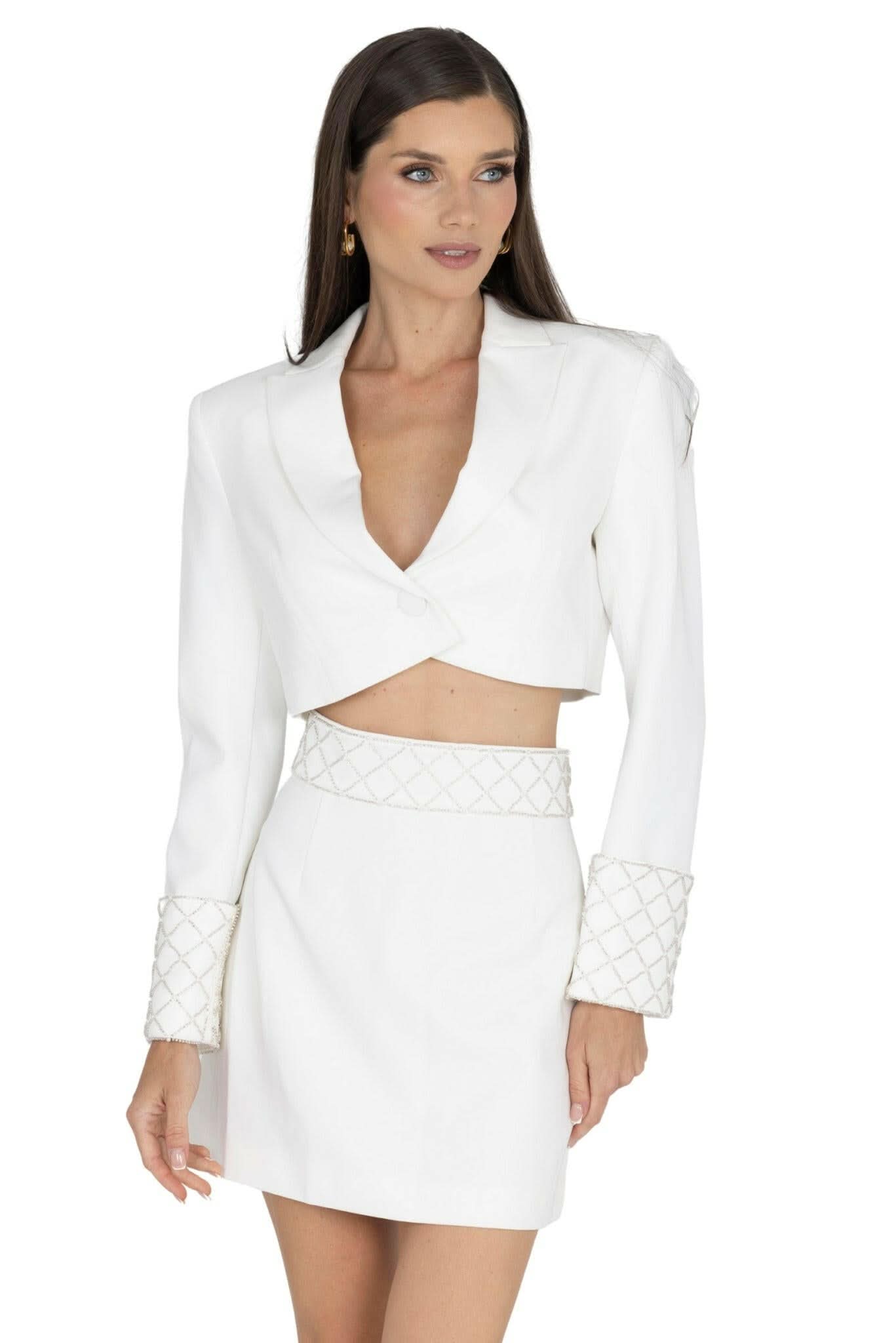 Orchid A - Line Skirt - Akalia