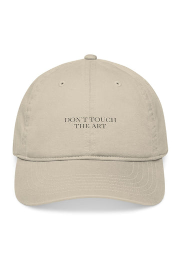 Organic Cotton Don't Touch The Art Embroidered Baseball Cap - Akalia