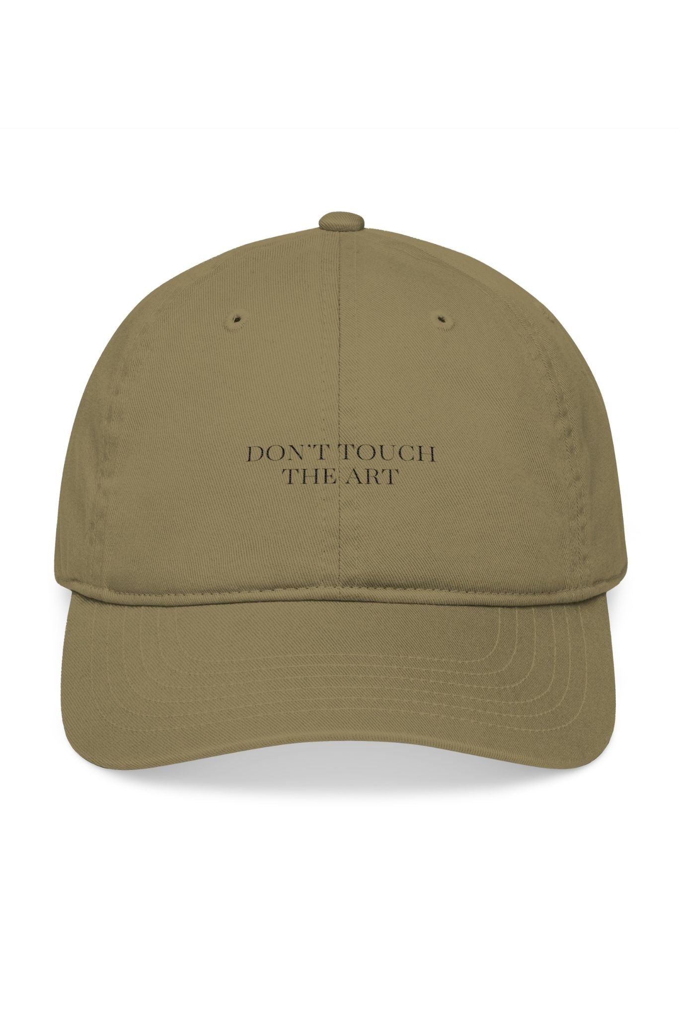 Organic Cotton Don't Touch The Art Embroidered Baseball Cap - Akalia