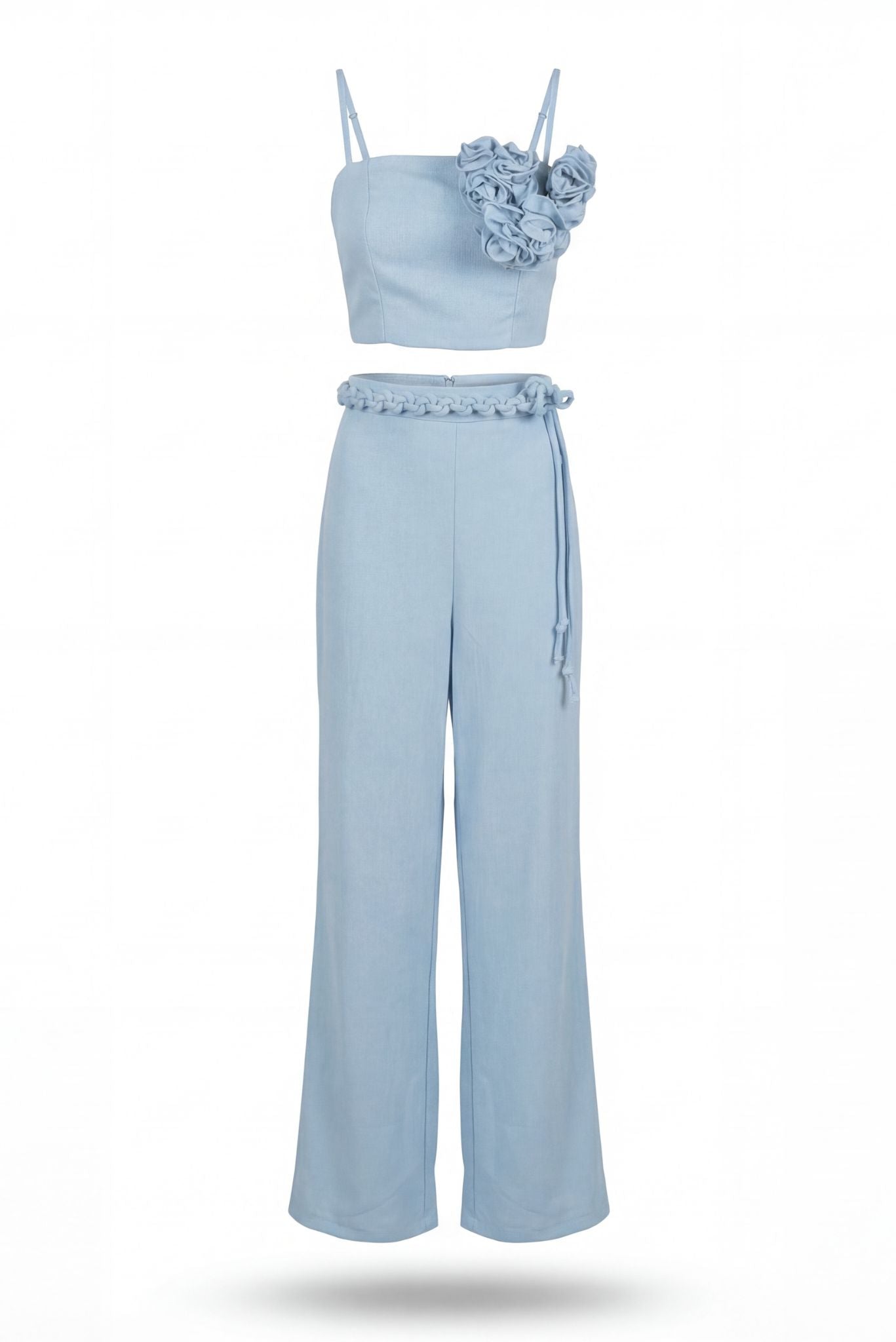 Rosalia Pants and Top Set In Celeste - Akalia