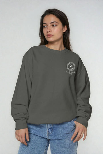 Selectively Social Cotton Crew Neck Pullover - Akalia