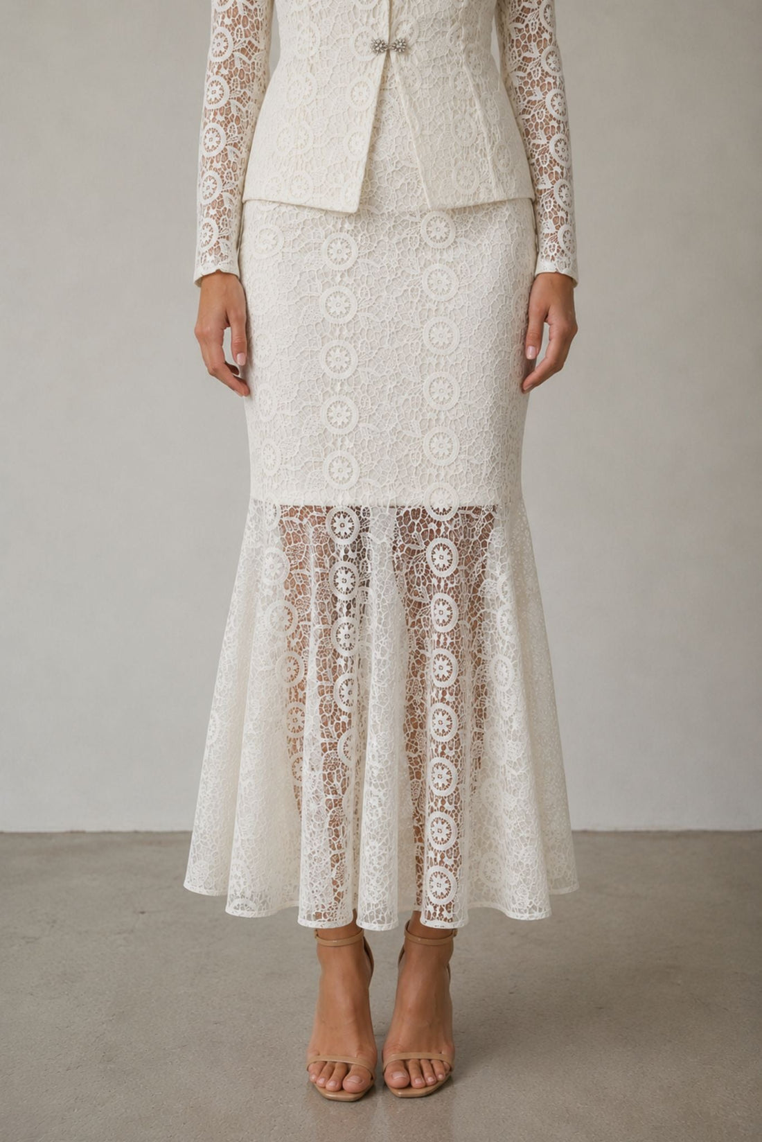 The Valentina Lace Mermaid Skirt - Akalia