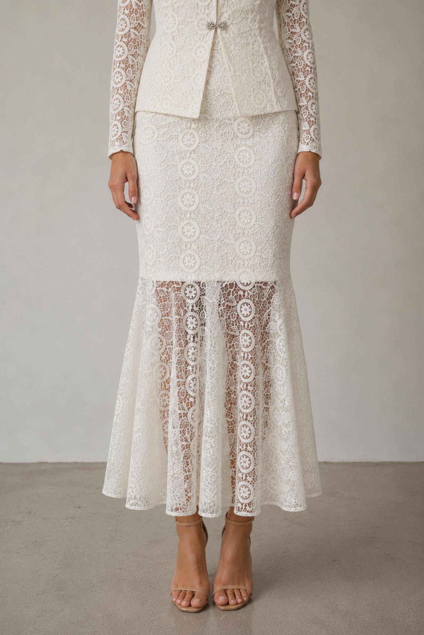 The Valentina Lace Mermaid Skirt - Akalia