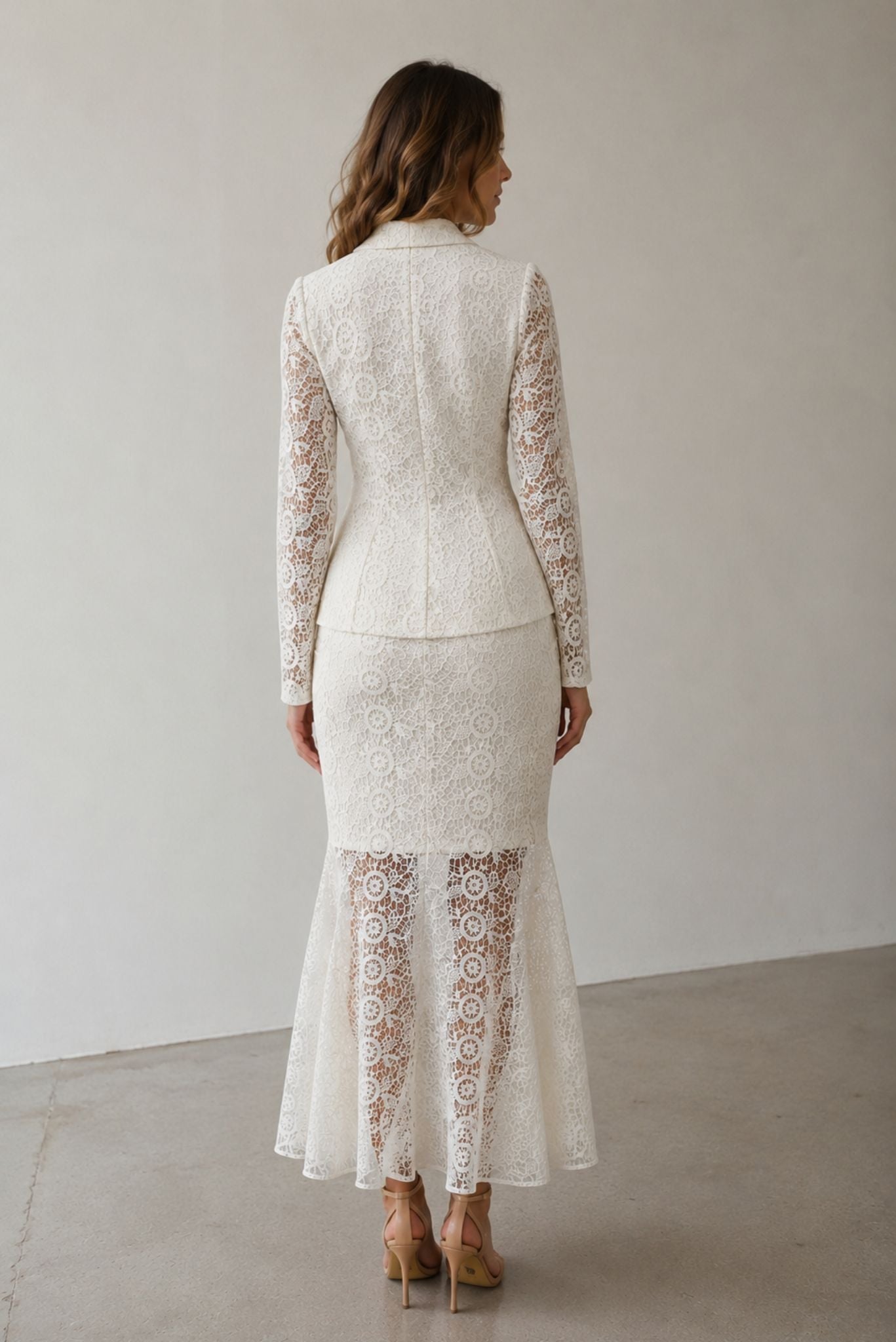 The Valentina Lace Mermaid Skirt - Akalia