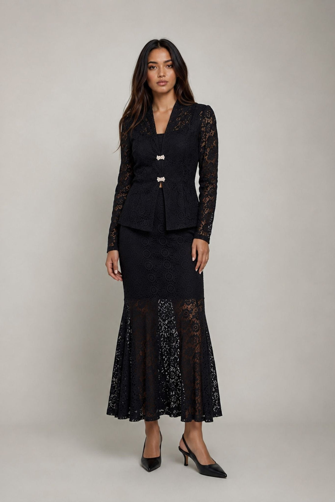 The Valentina Lace Mermaid Skirt - Akalia
