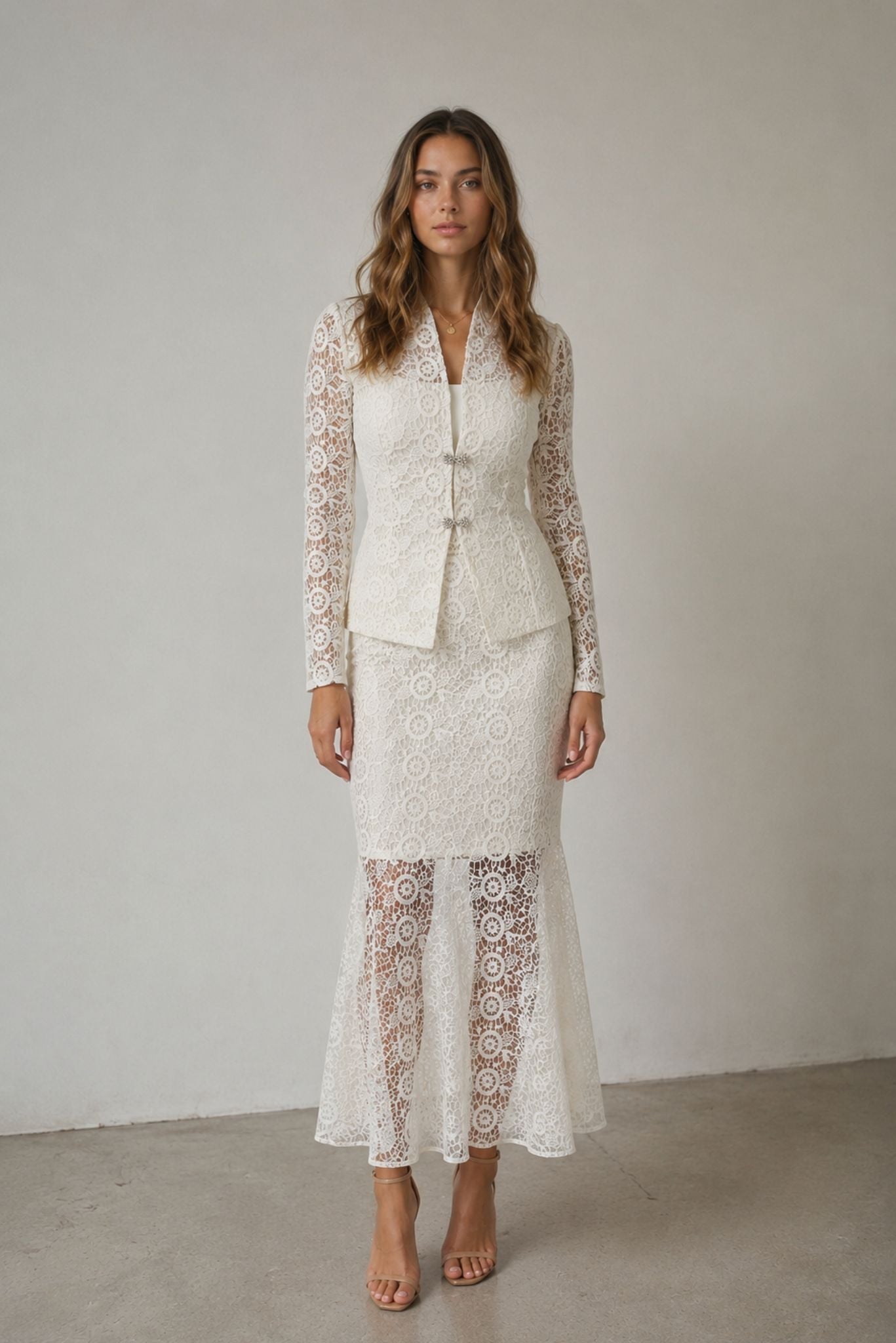 The Valentina Lace Mermaid Skirt - Akalia