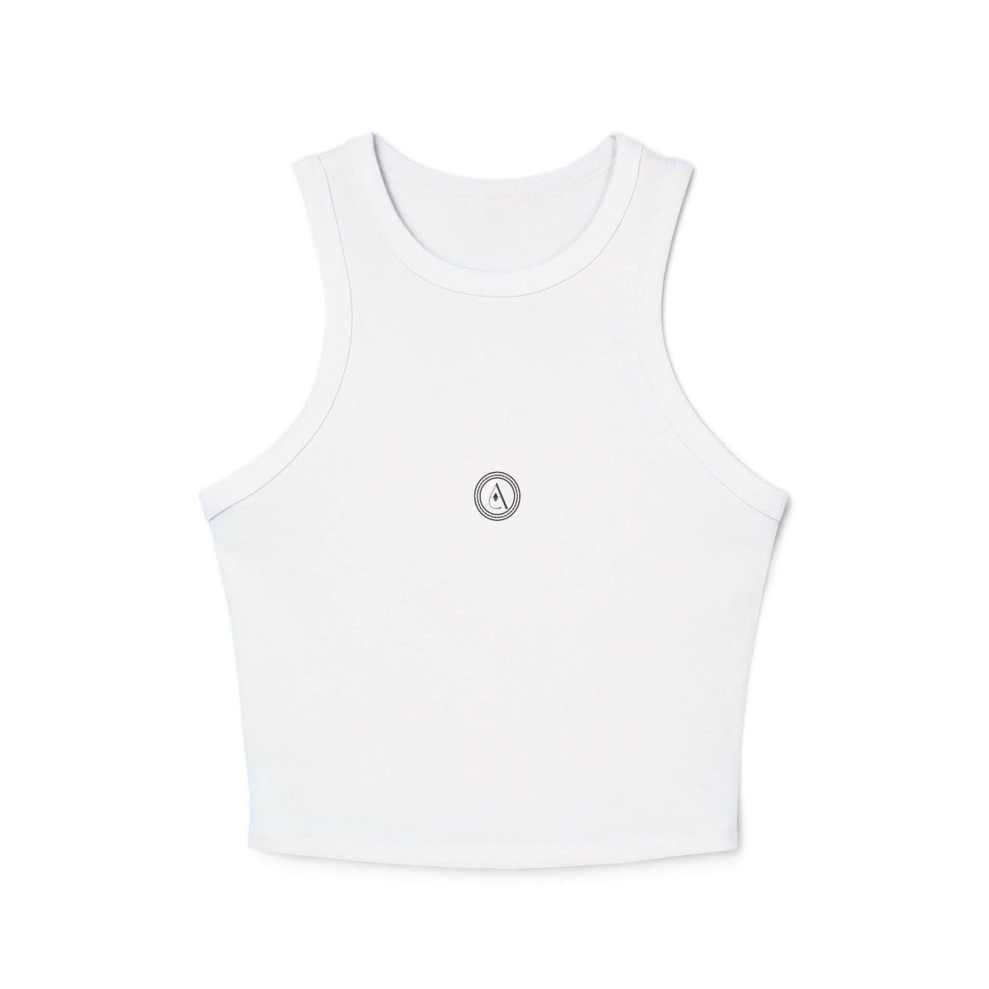 Tina Micro Rib Racer Tank Top - Akalia