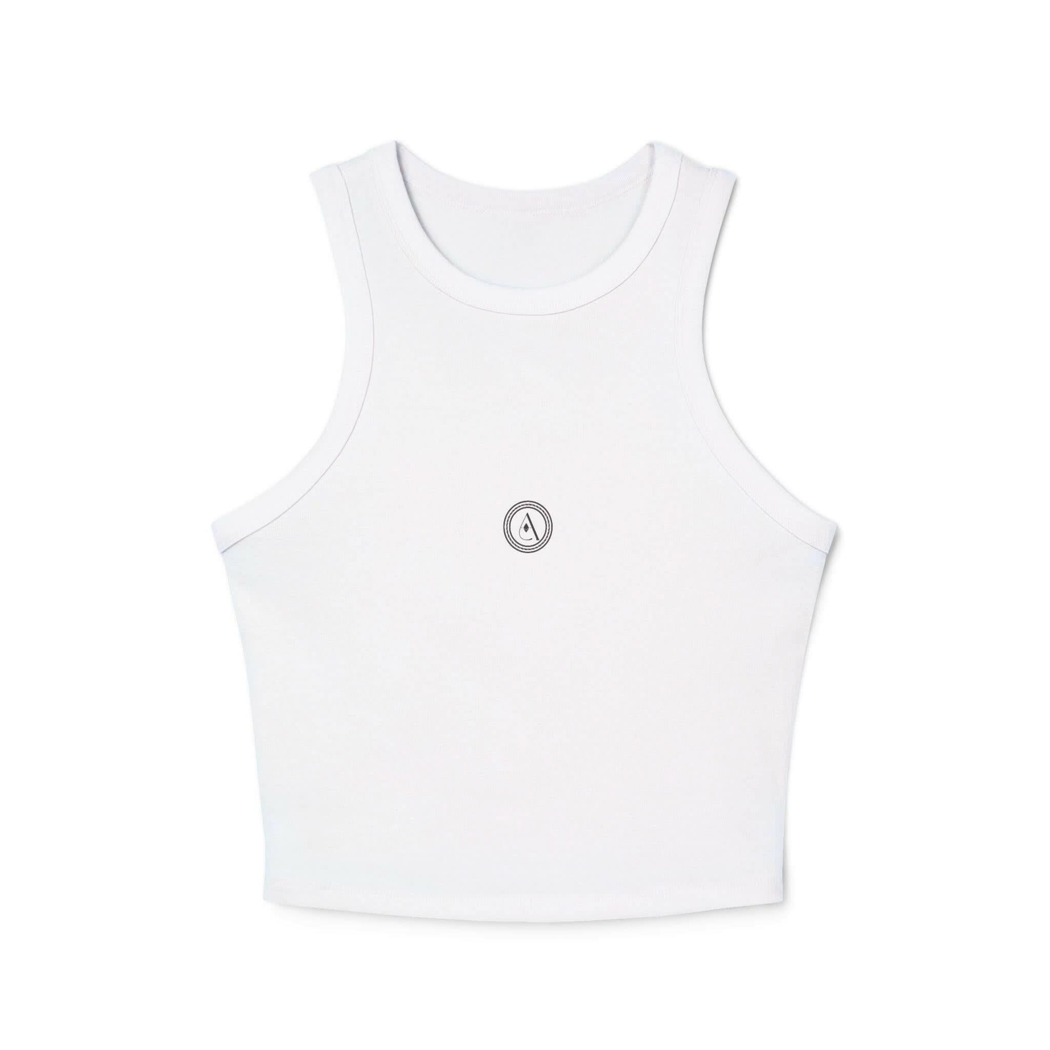 Tina Micro Rib Racer Tank Top - Akalia