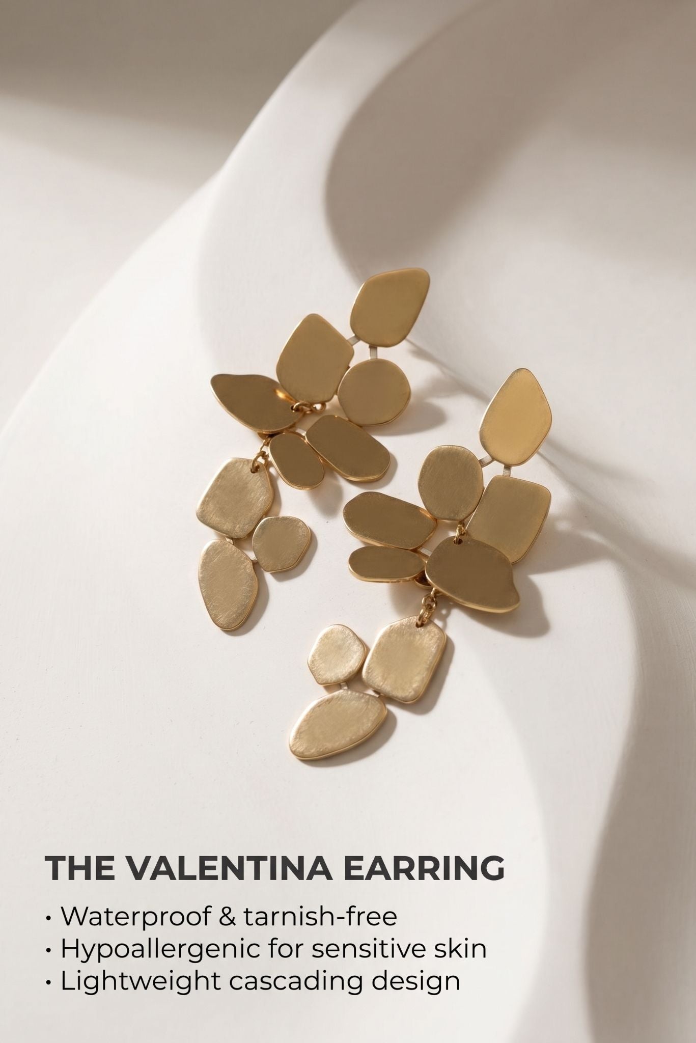 Valentina Waterproof Statement Dangle Earring - Akalia