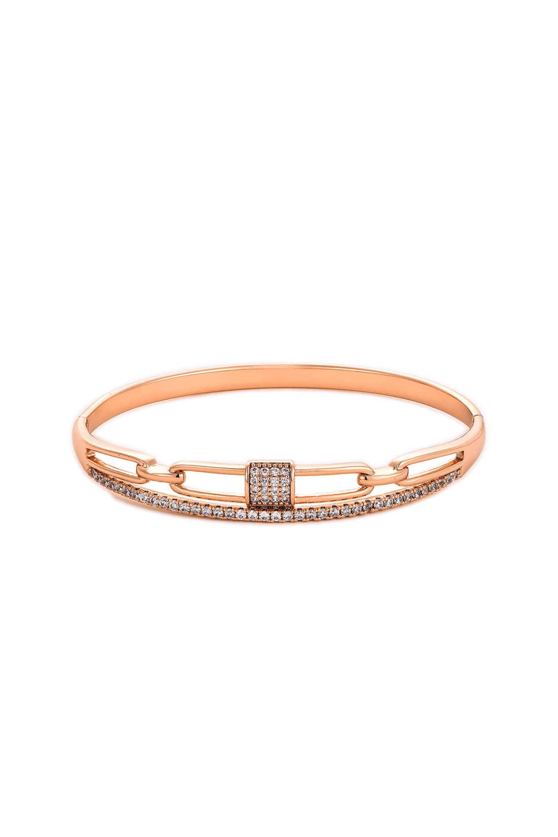 Waterproof 18k Elegant Rose Gold Plated Bracelet - Akalia