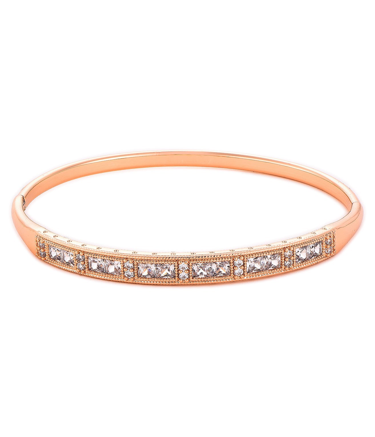 Waterproof Rose Gold Plated Diamond Bracelet - Akalia