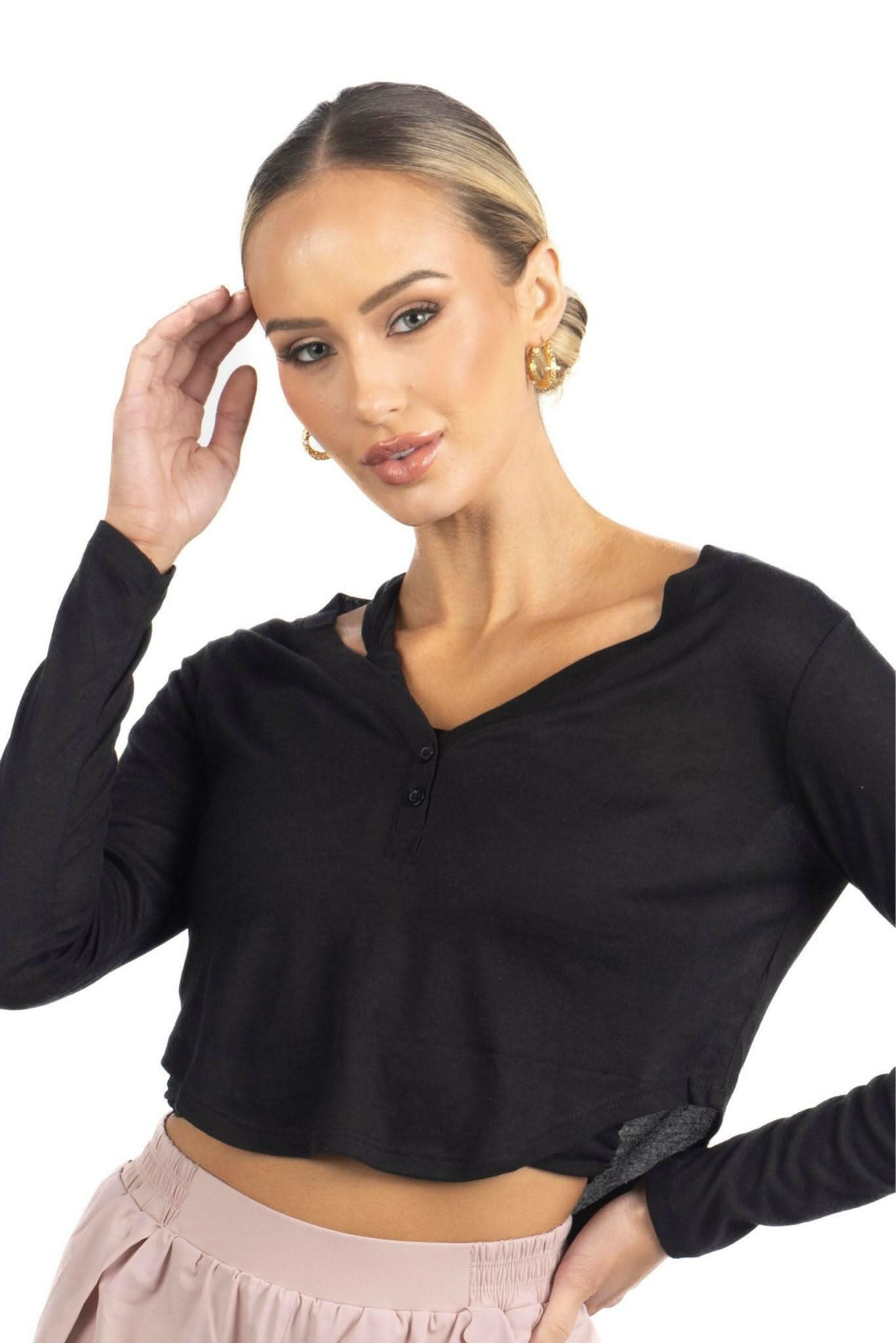 Ashley Long Sleeve Breathable Top - Akalia