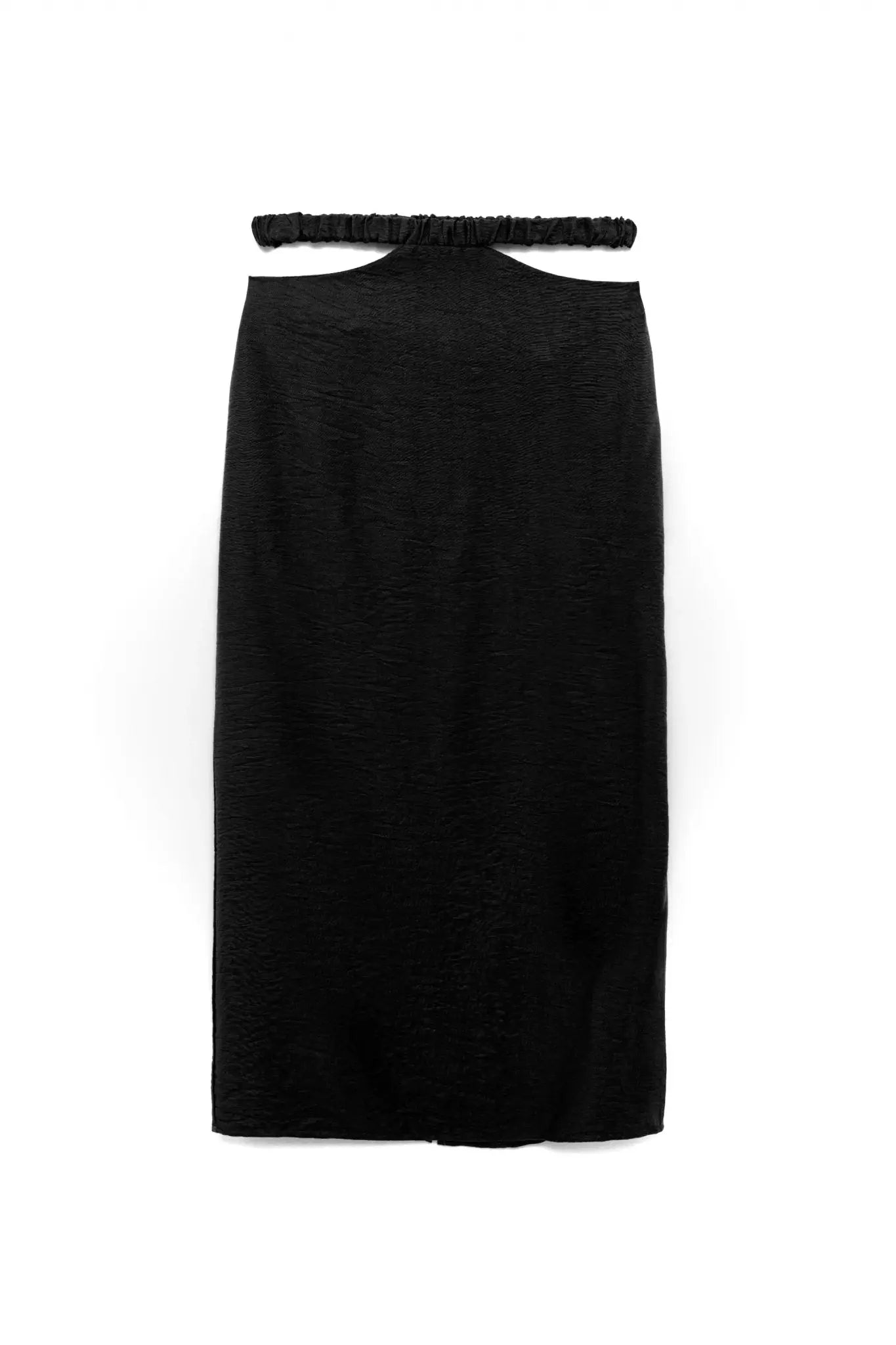 Cleo Midi Skirt and Top Set in Black - Akalia