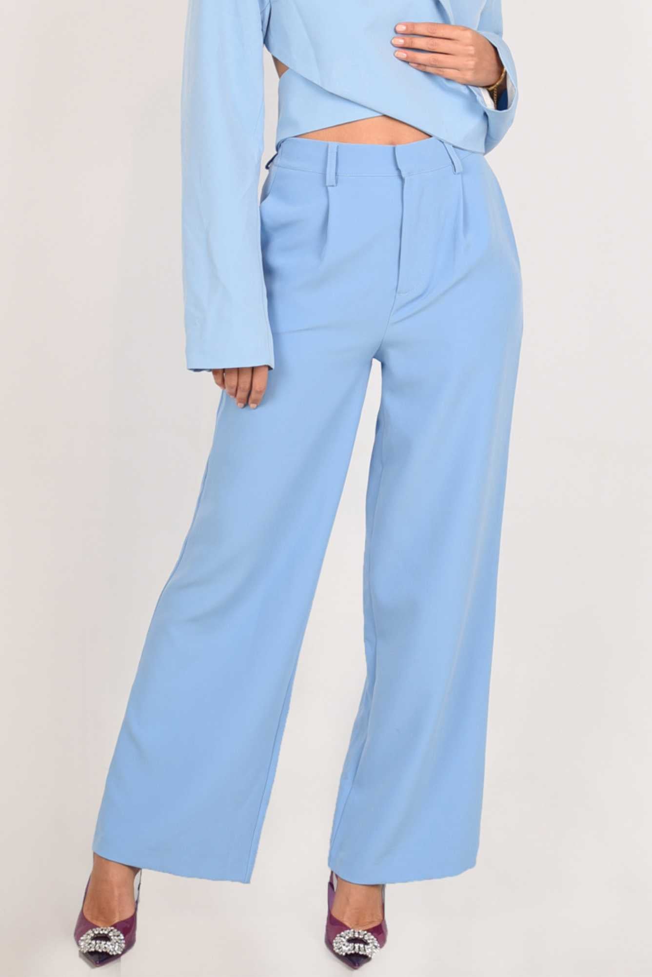Favorite Oversized Women's Blue Pants - Akalia