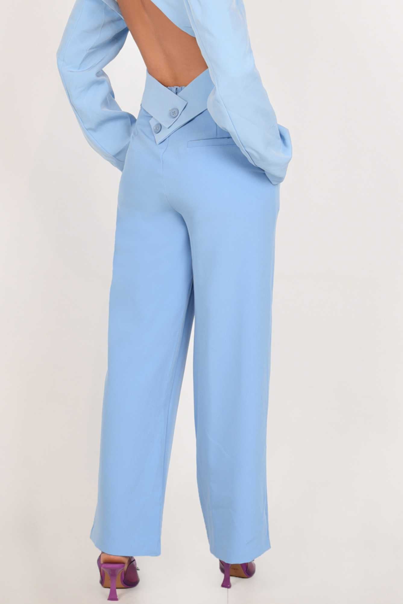 Favorite Oversized Women's Blue Pants - Akalia