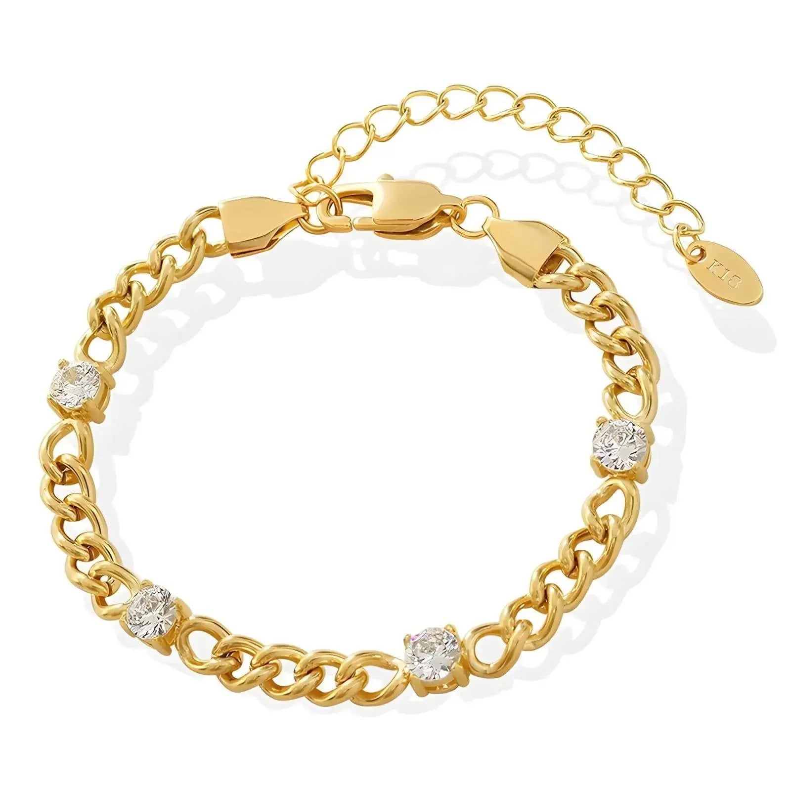 Girls Best Friend 18K Gold Plated Bracelet - Akalia