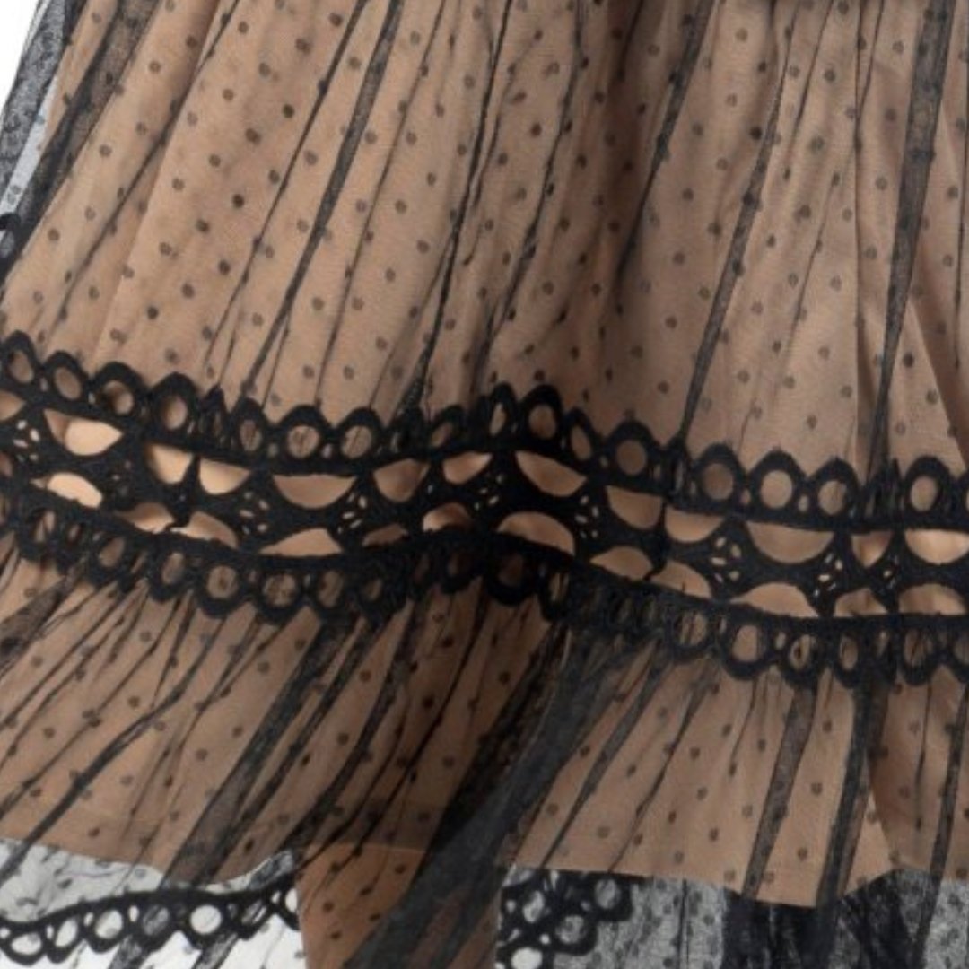 Serena Black Lace Maxi Dress - Akalia
